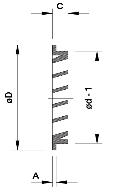 BLR-FA200-RAL9006 - Rond buitenluchtrooster aluminium Ø 200 mm - met muggengaas